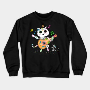 Cancion Del Gato De Los Muertos Crewneck Sweatshirt